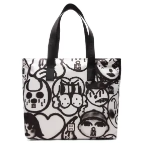 4G Light Tote Bag - White/Black