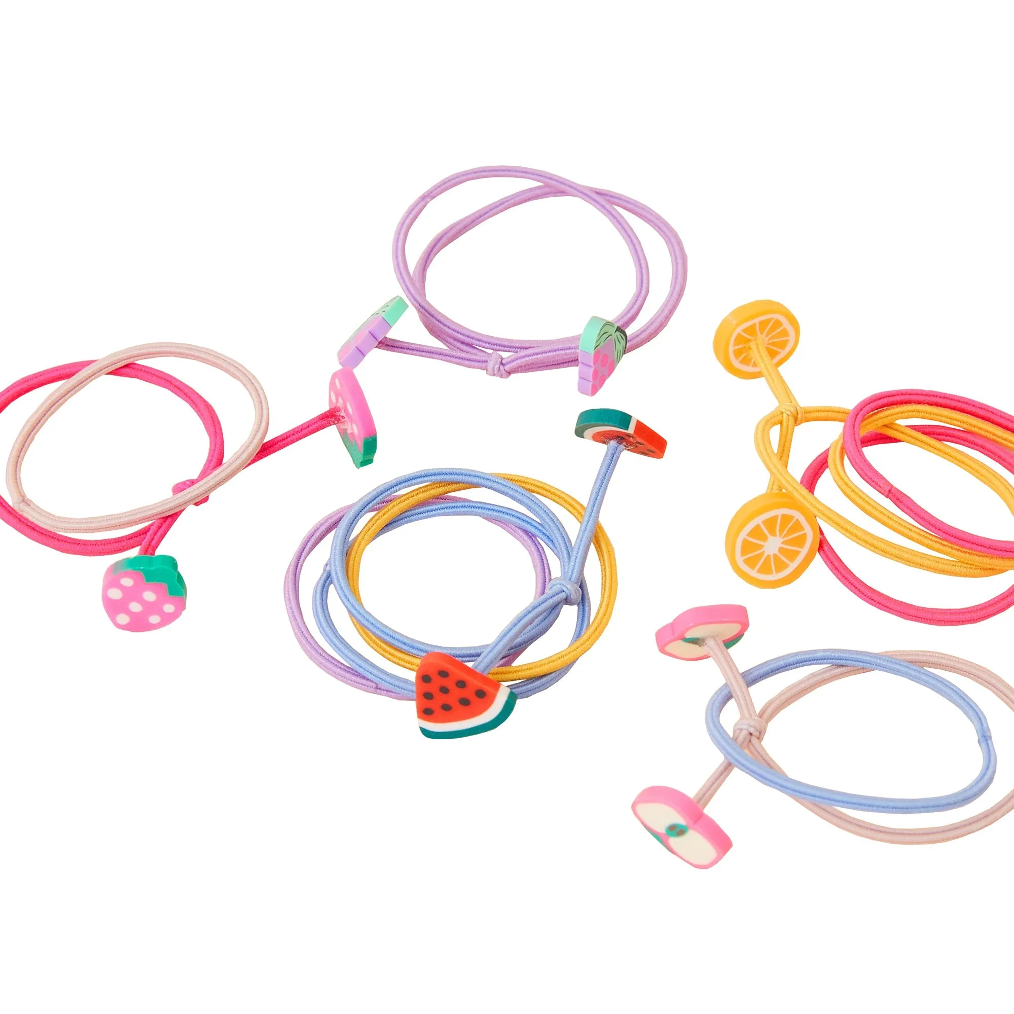 Accessorize London Girl's Fruit Pony Pack