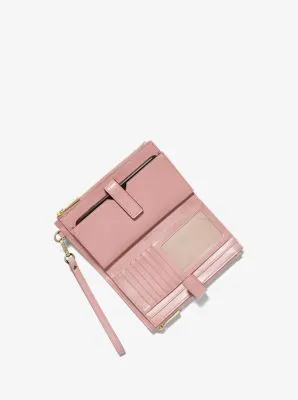 Adele Color-Block Logo Smartphone Wallet