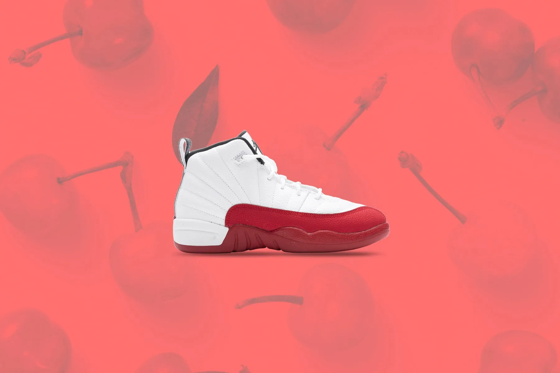 Air Jordan 12 Retro (PS) 'Cherry' - White/Black/Varsity Red