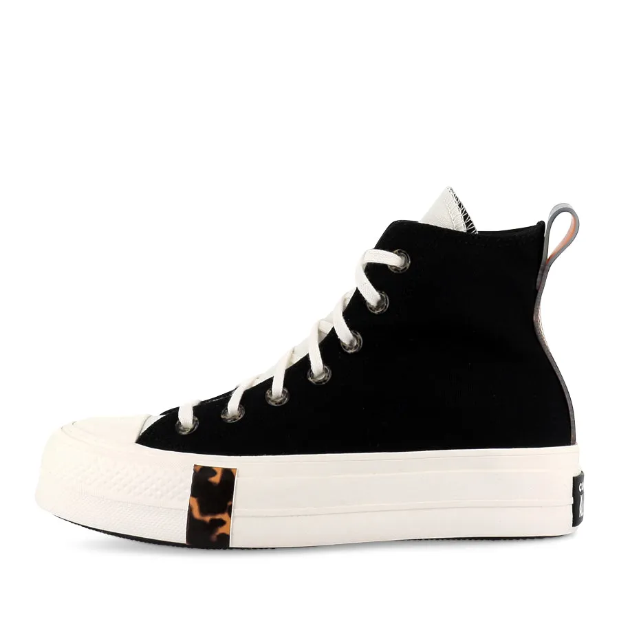 ALL STAR LIFT HI TORTOISE  - BLACK/EGRET/TAWNY OWL