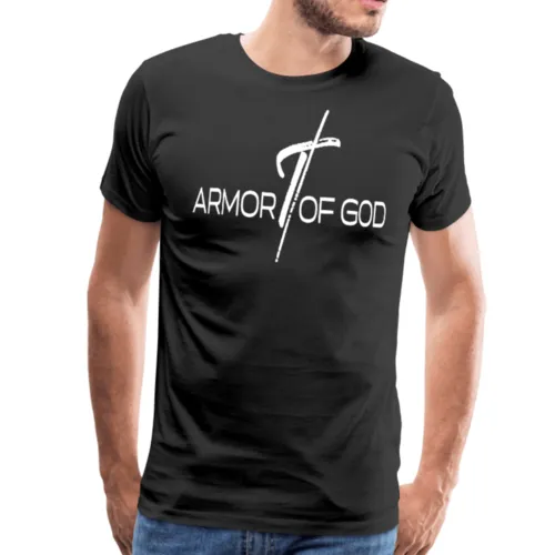 Armor of God Graphic Text Mens T-Shirt