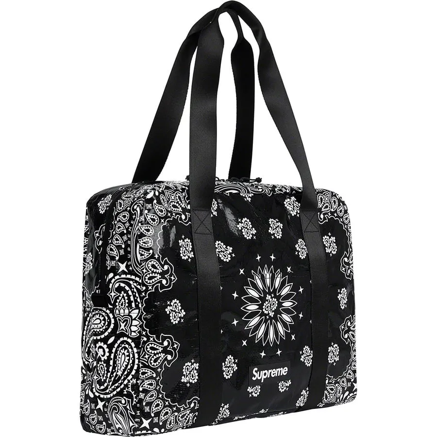 BANDANA TARP S DUFFLE BAG-BLACK