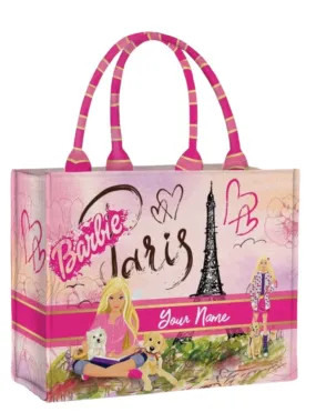 Barbie Edition - Custom Stripe Canvas Tote Bag