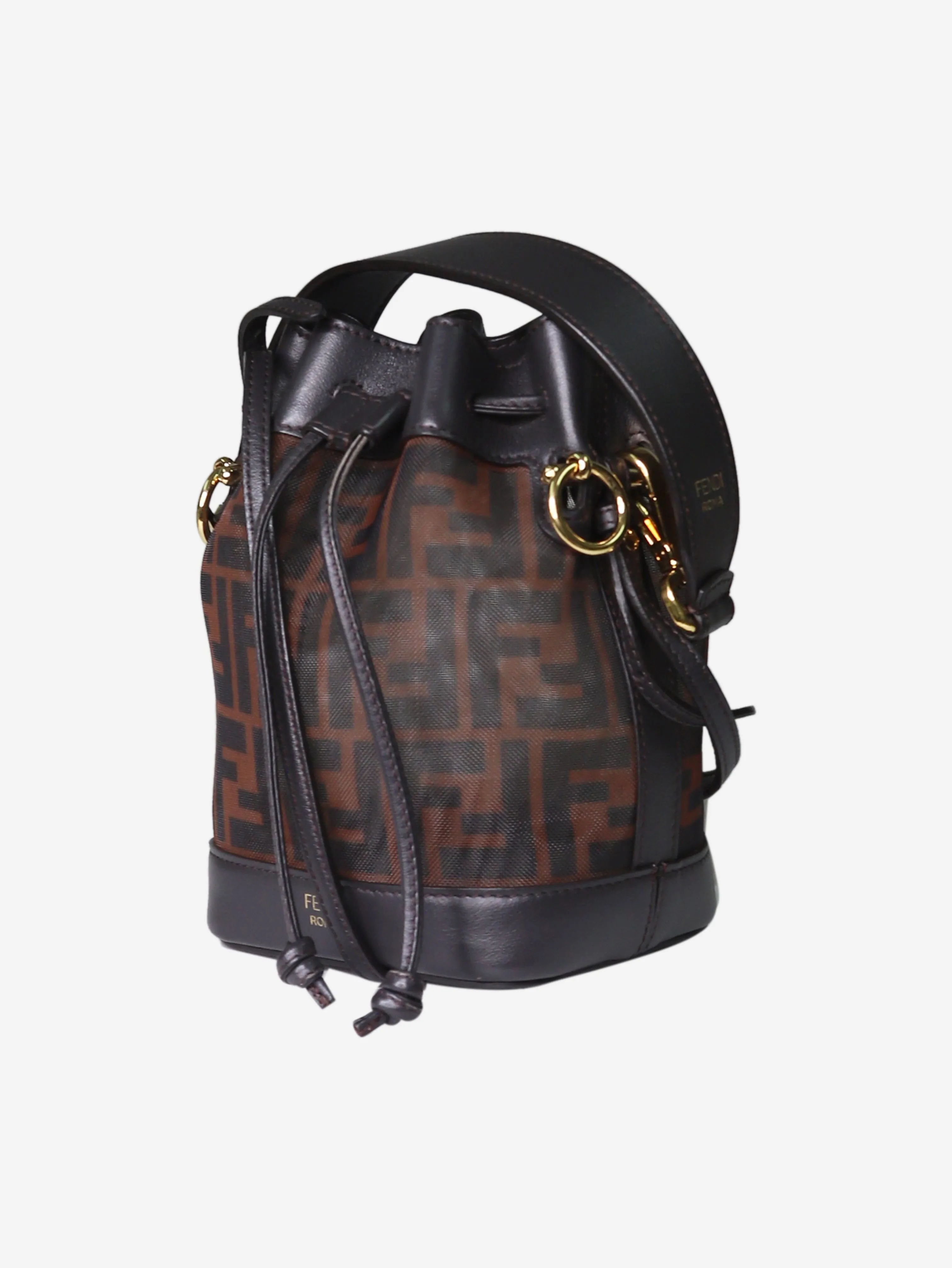 Brown Mon Tresor bucket bag