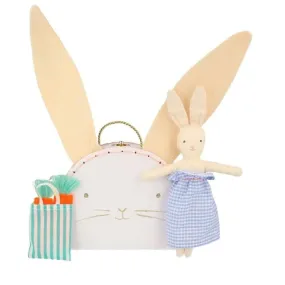 Bunny Mini Suitcase Doll