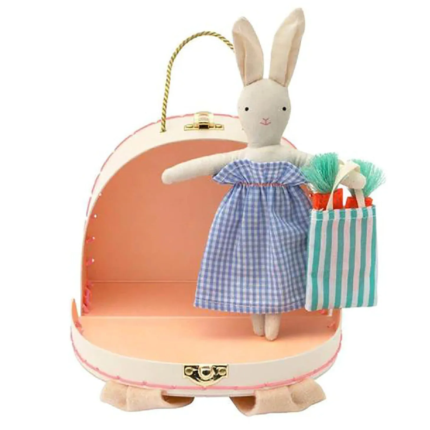 Bunny Mini Suitcase Doll