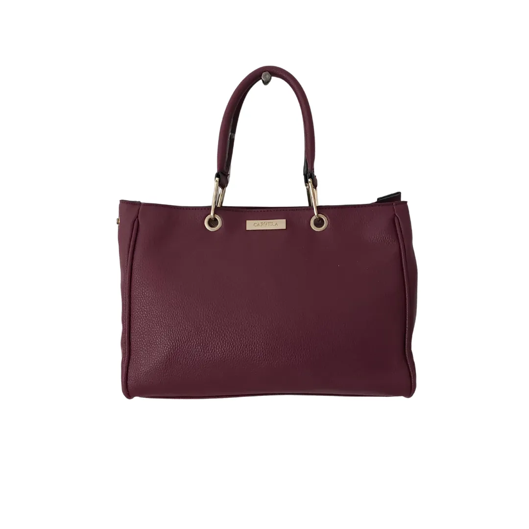 Carvela Burgundy Tote Bag | Pre Loved |