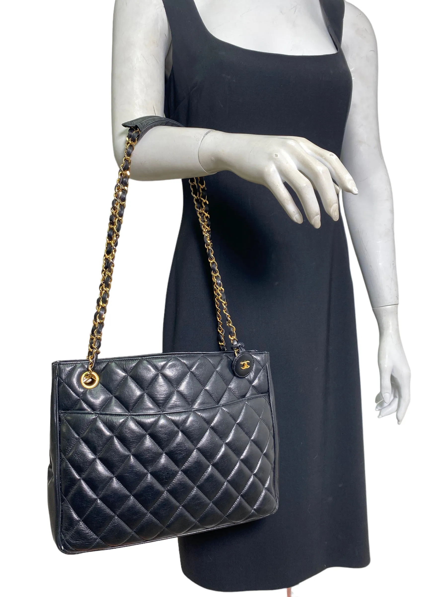 Chanel Caviar Lambskin Leather Shoulder Bag