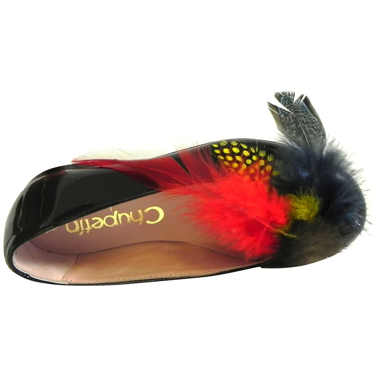 Chupetin 9328 Ballet Flat Shoe Black/Red