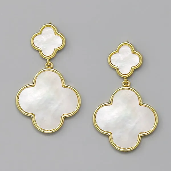 Clover Drop Earrings