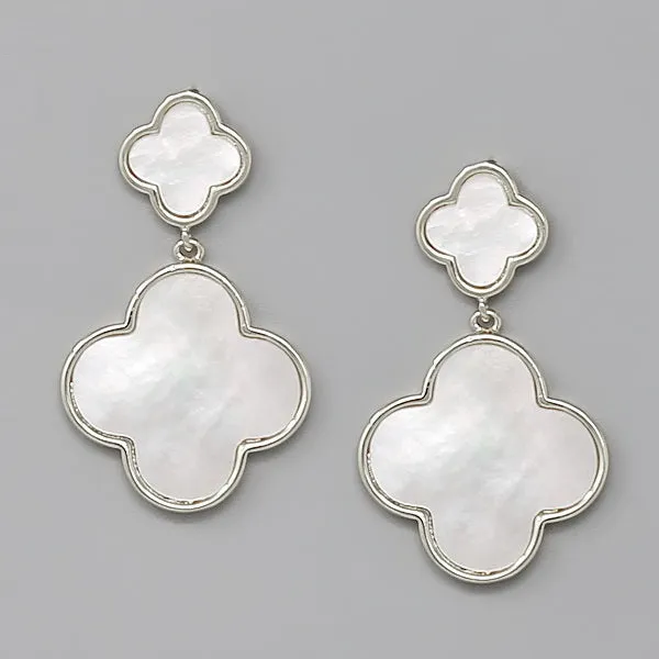 Clover Drop Earrings