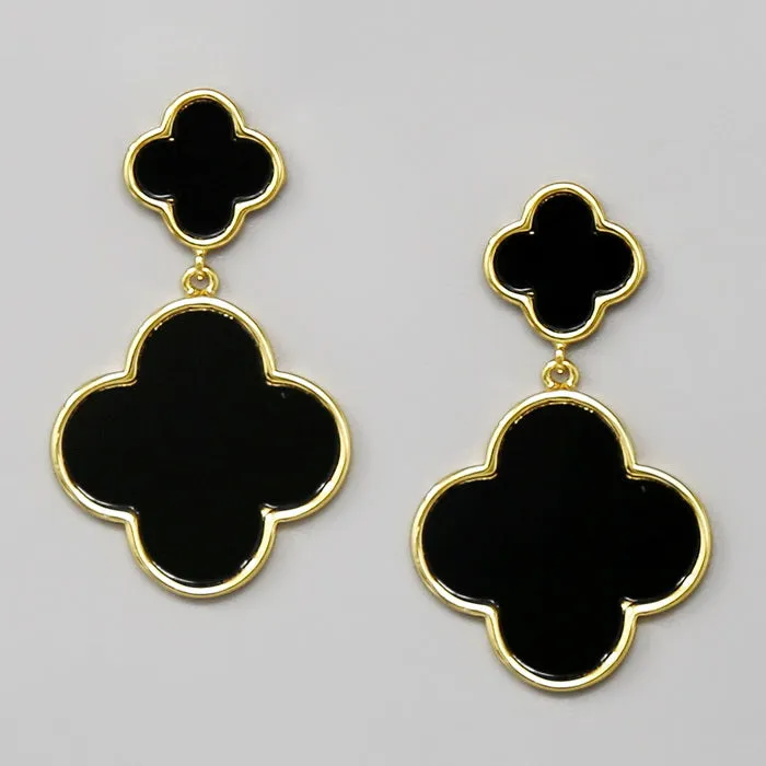 Clover Drop Earrings