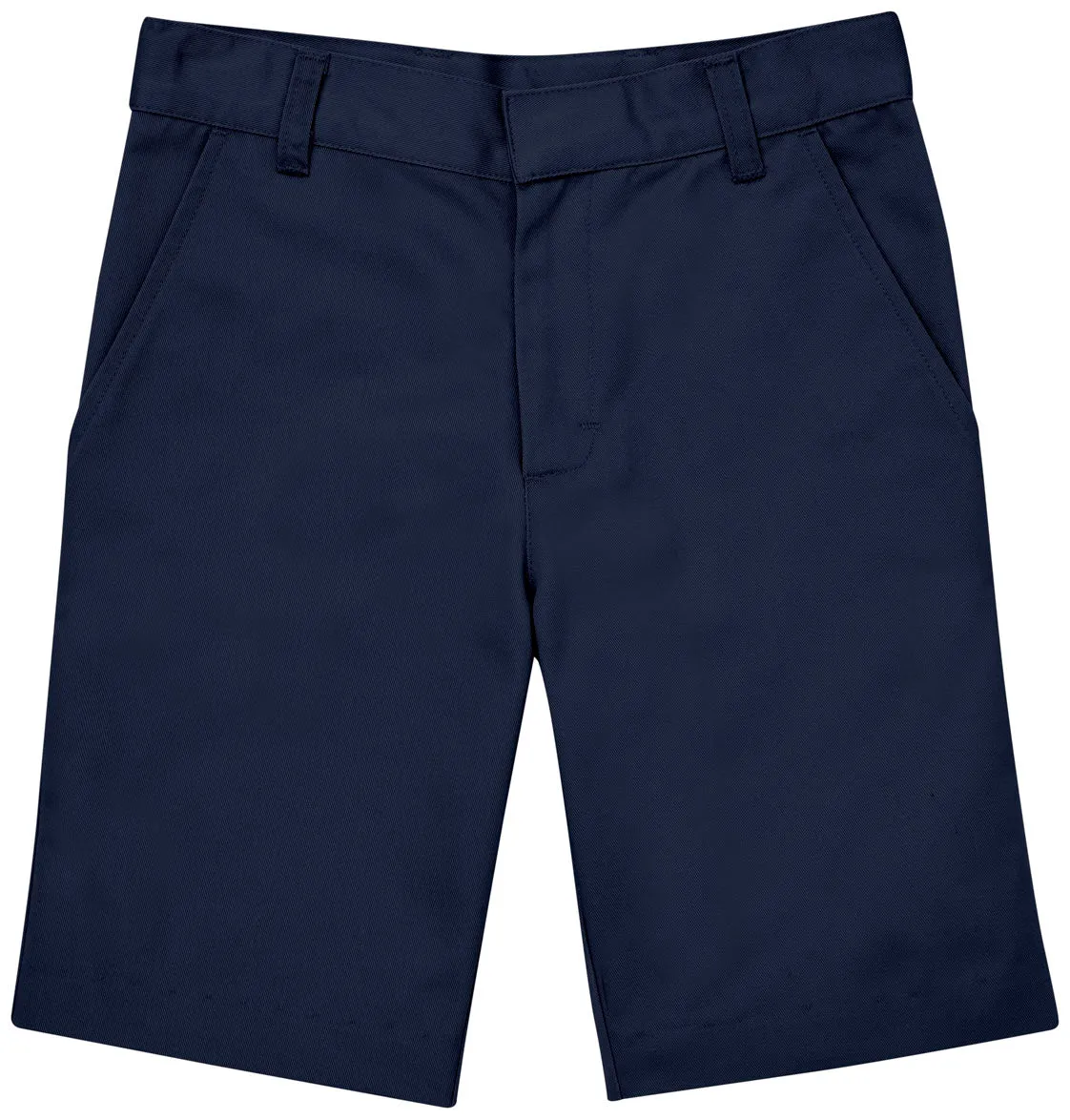 (CR203Y) Big Boys Navy Flat Front Short (Size 8-20)