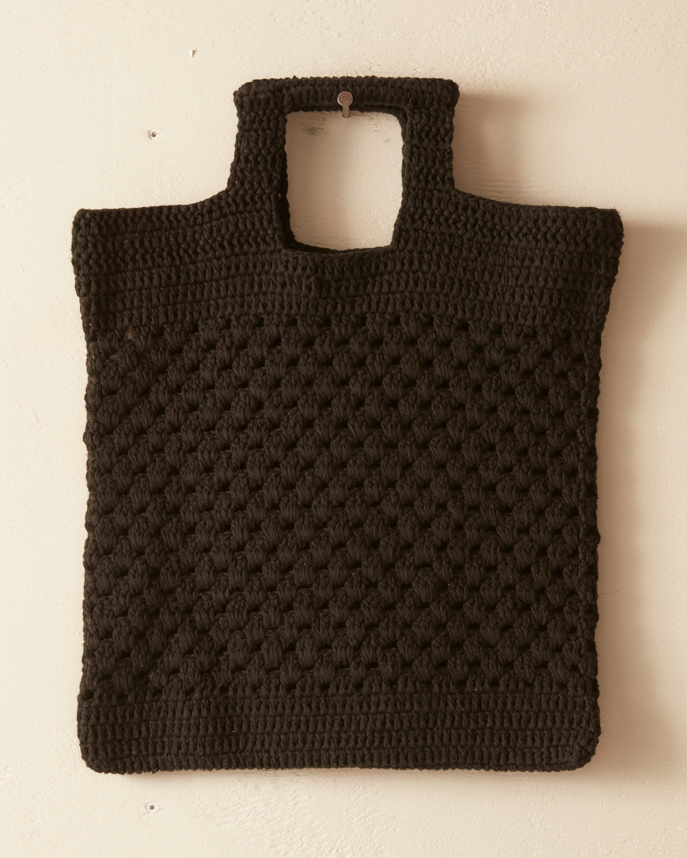 Crochet Tote - Black