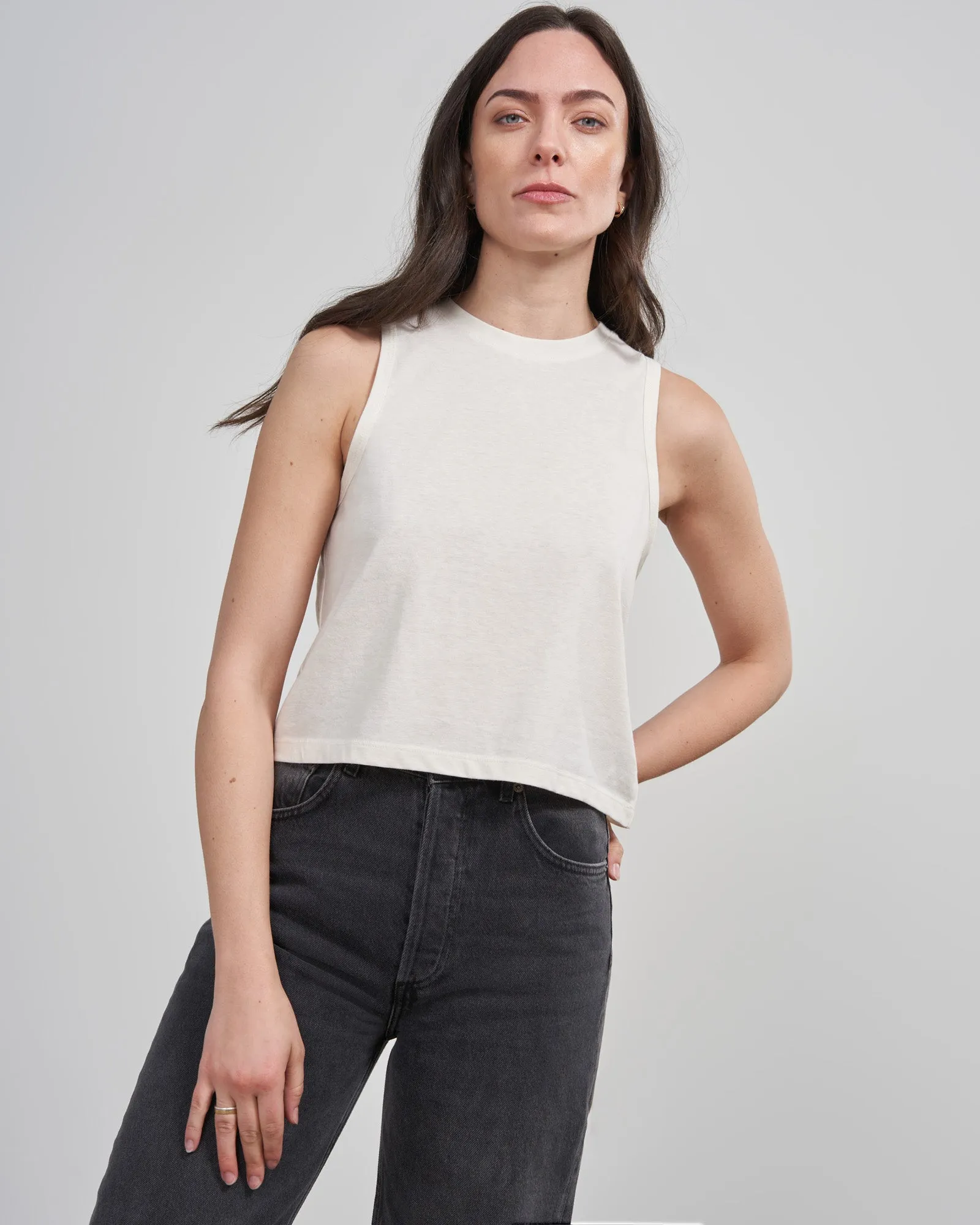 EcoKnit Cropped Tank