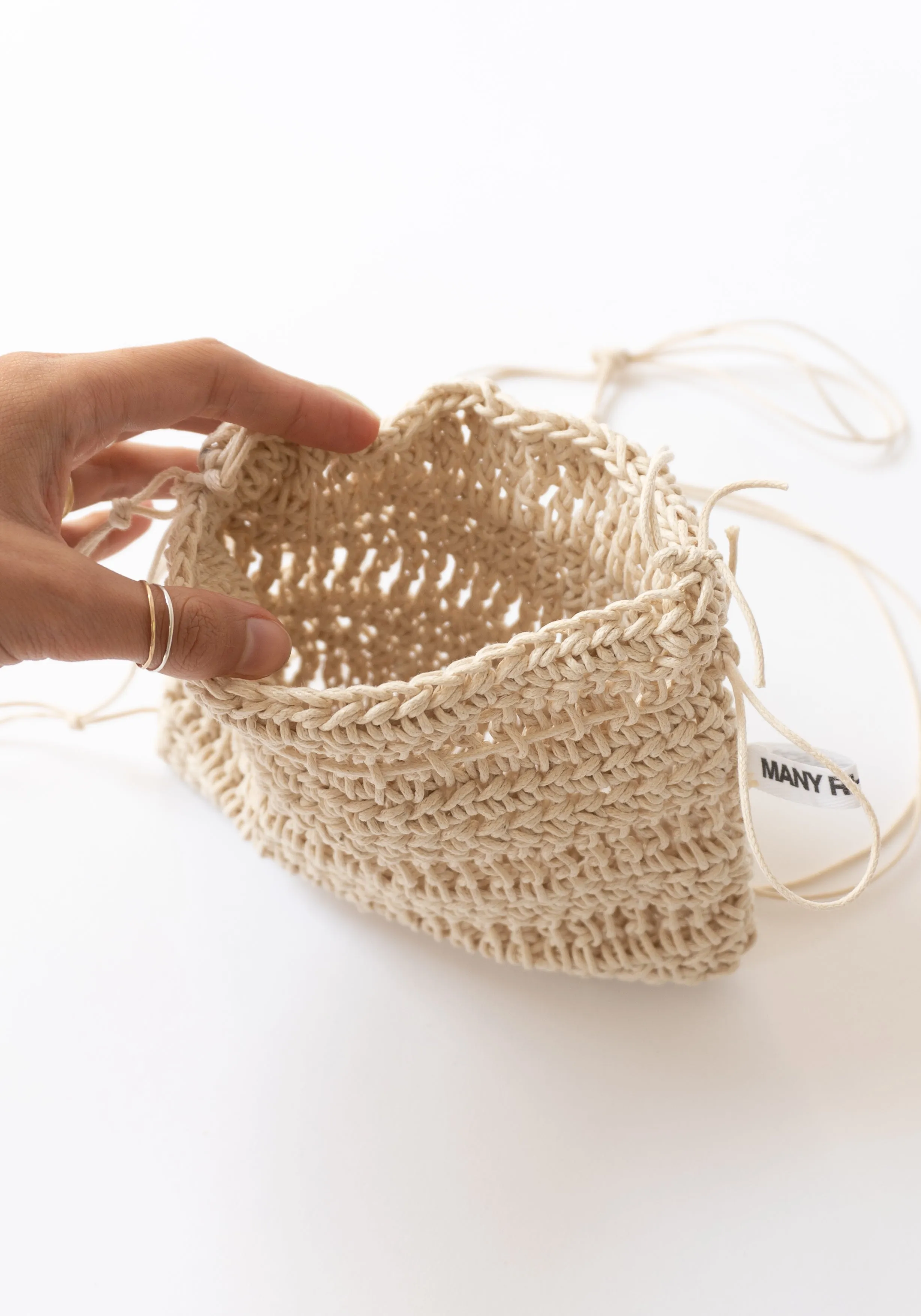 Flat Sachet Bag in Natural