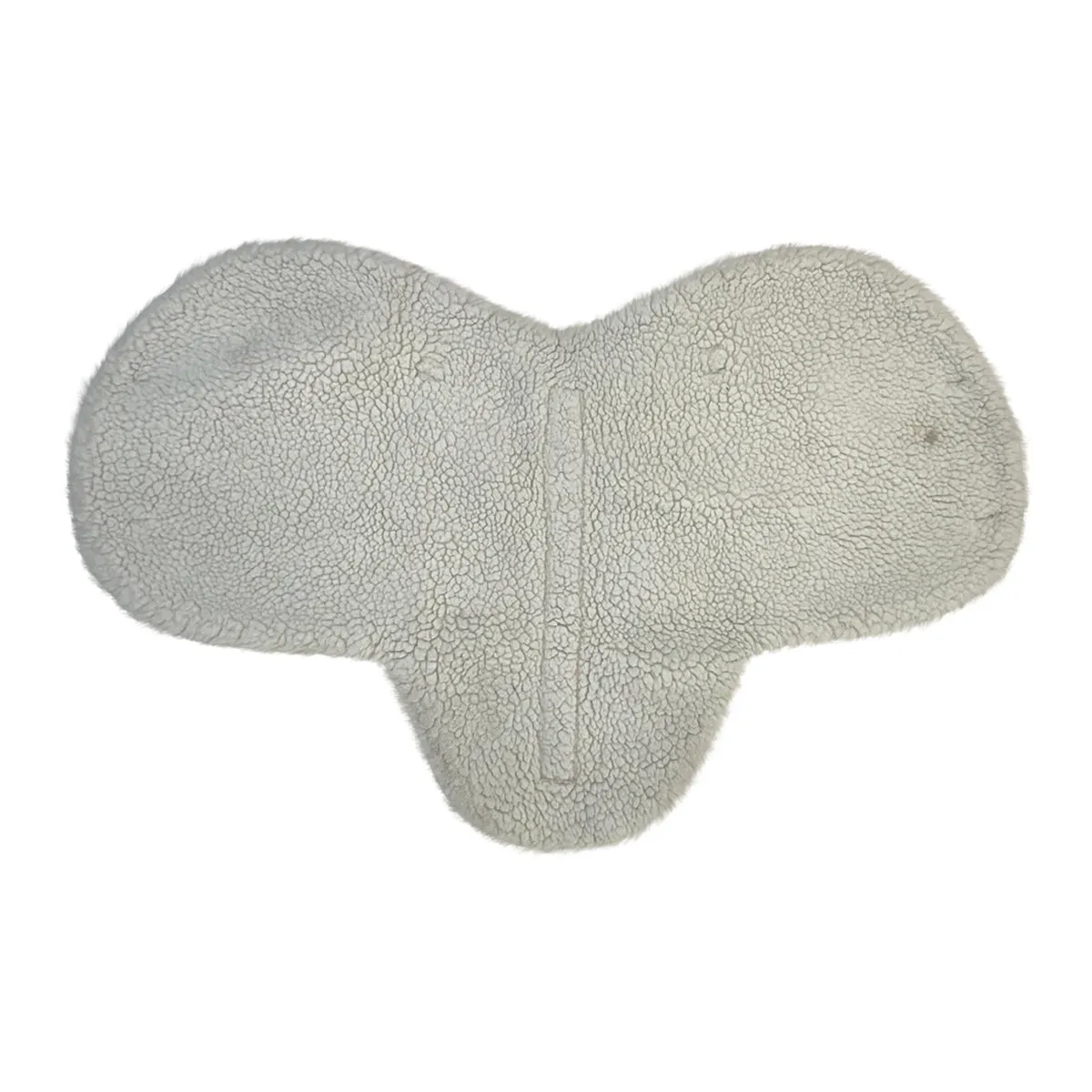 Fleece Saddle Pad in White - 16