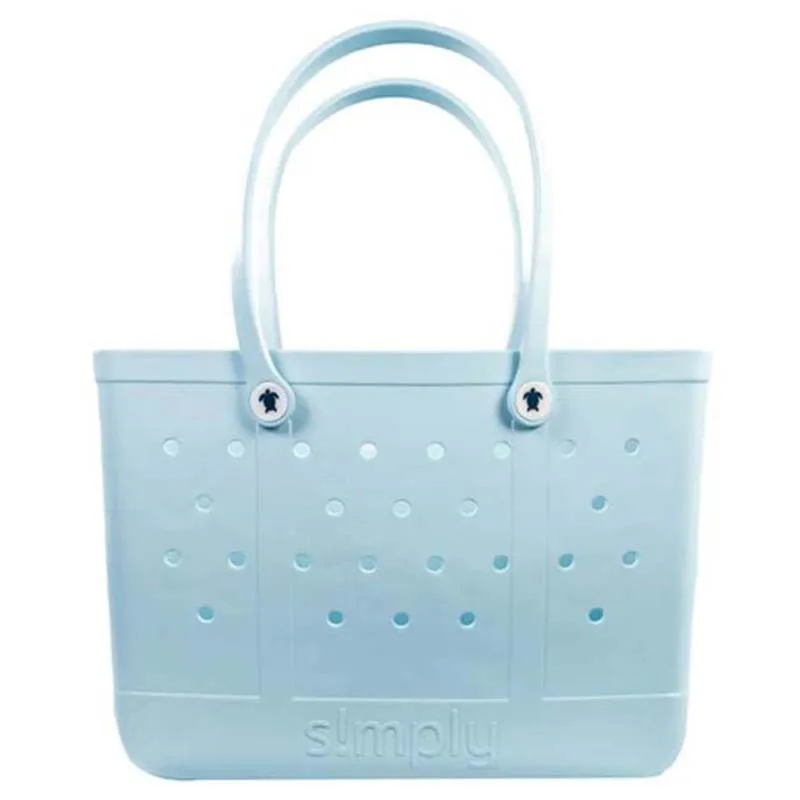 Large Solid Simply Tote Bag in Arctic