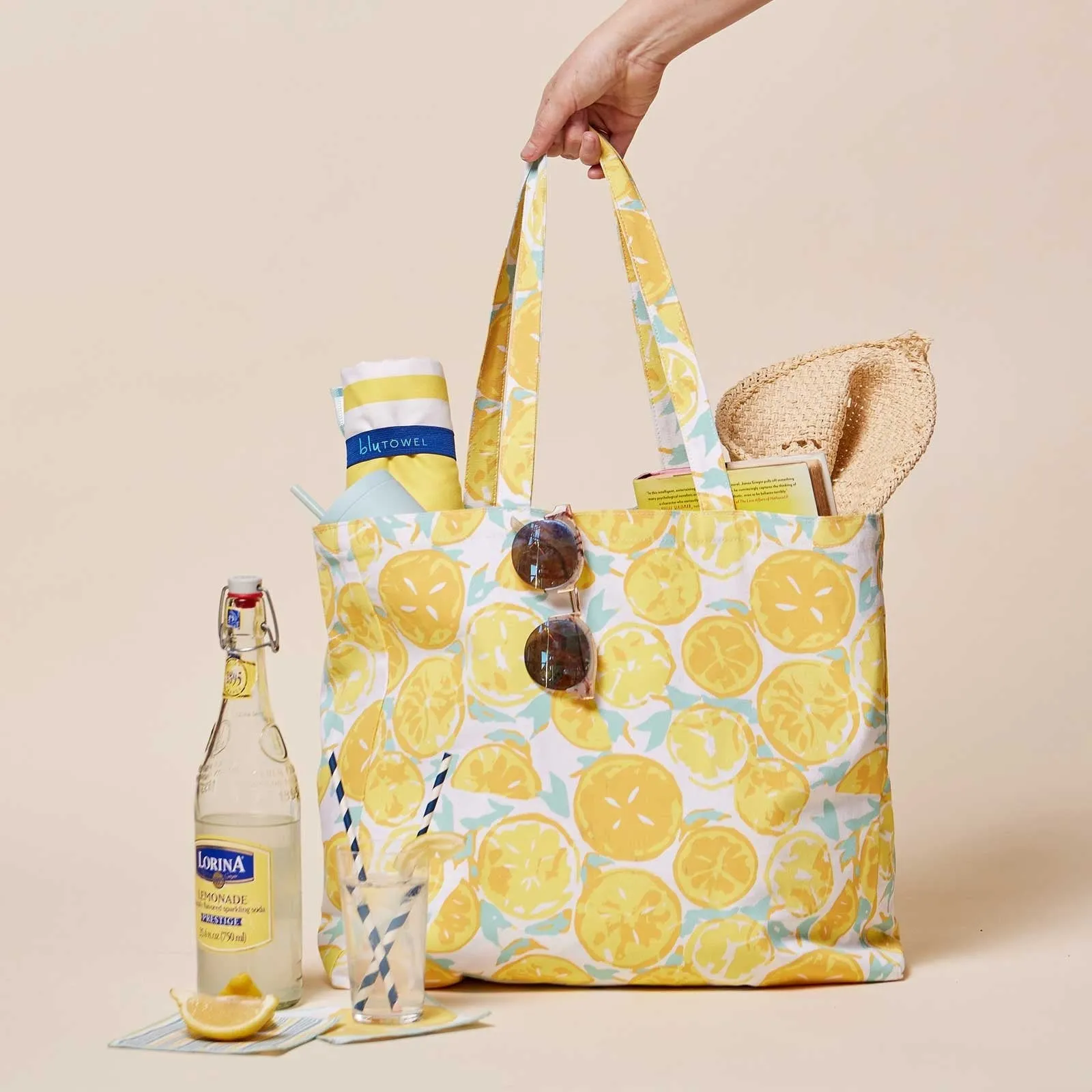 Lemon Slices Little Shopper Tote Bag