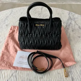 Miu Miu Matelassé Tote Bag