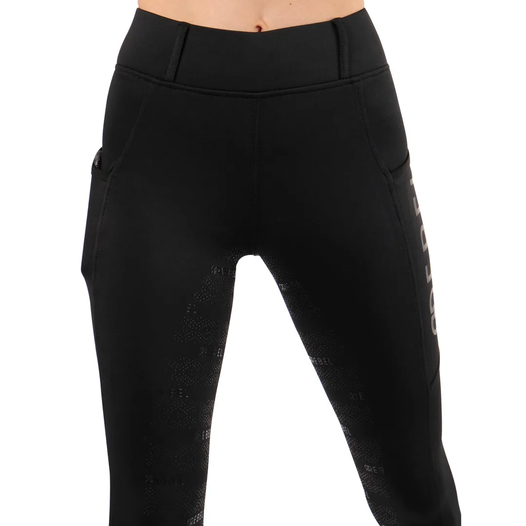 Montar Rebel Pull On Full Grip Riding Tights