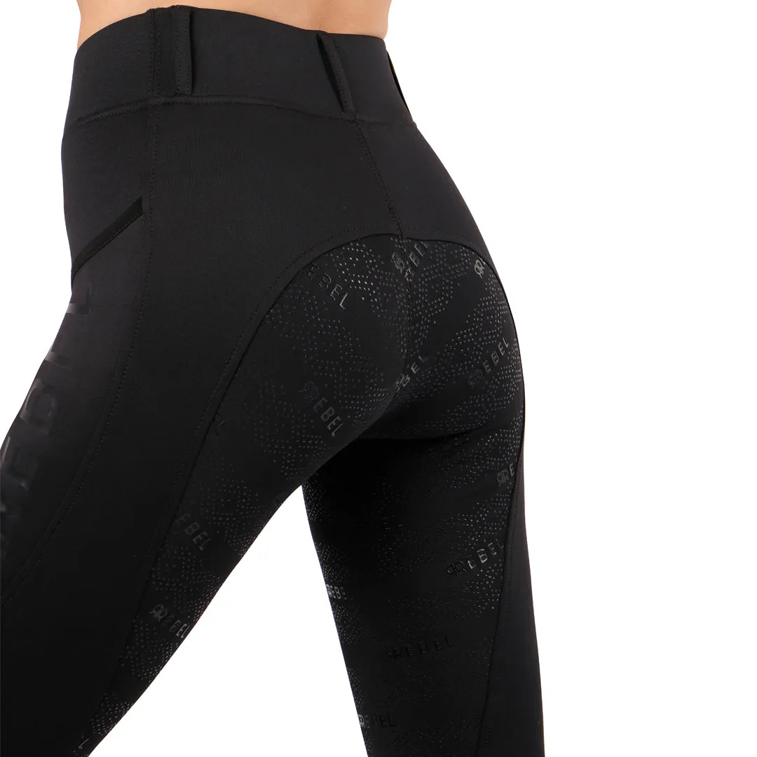 Montar Rebel Pull On Full Grip Riding Tights