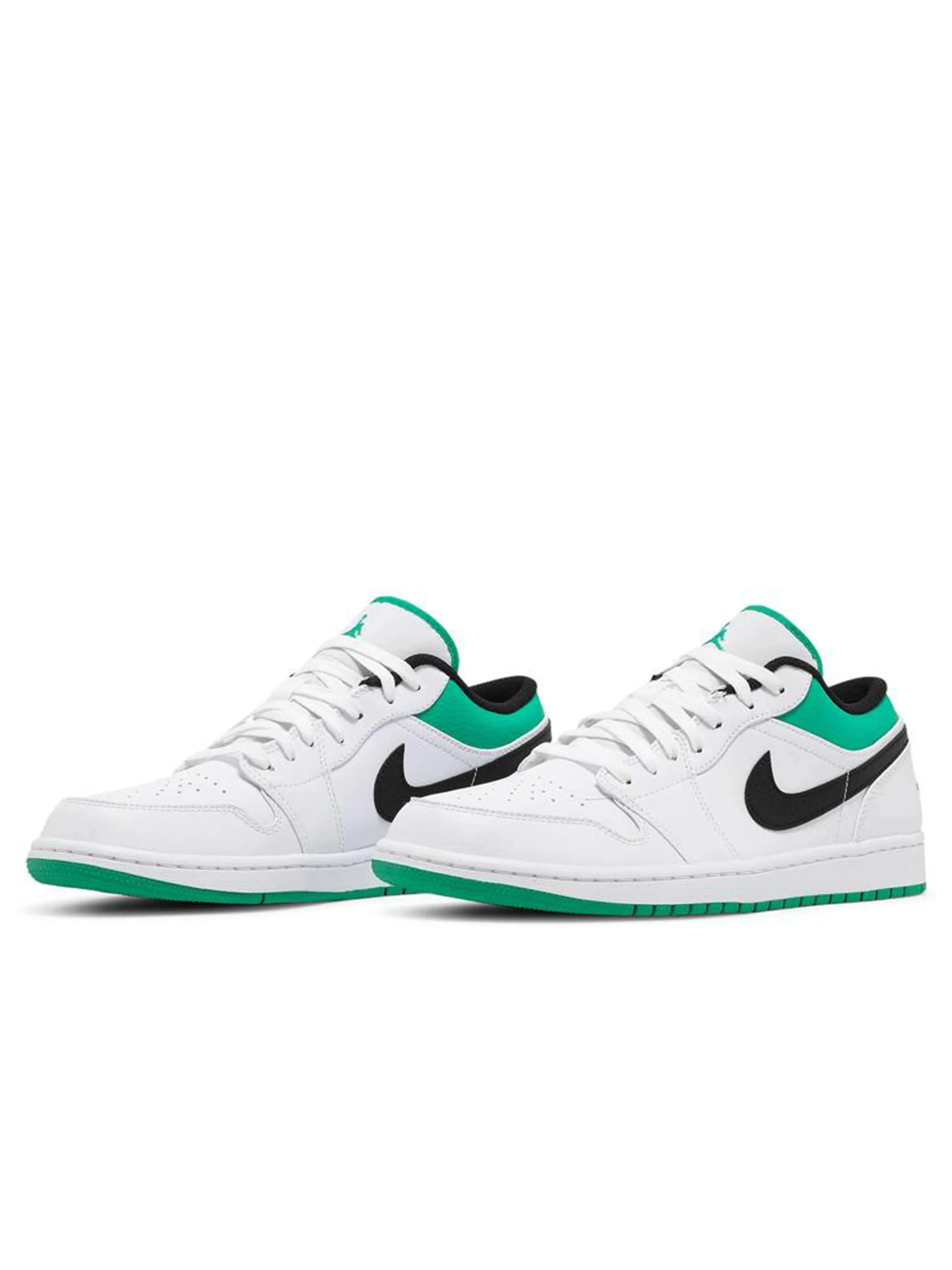 Nike Air Jordan 1 Low White Lucky Green