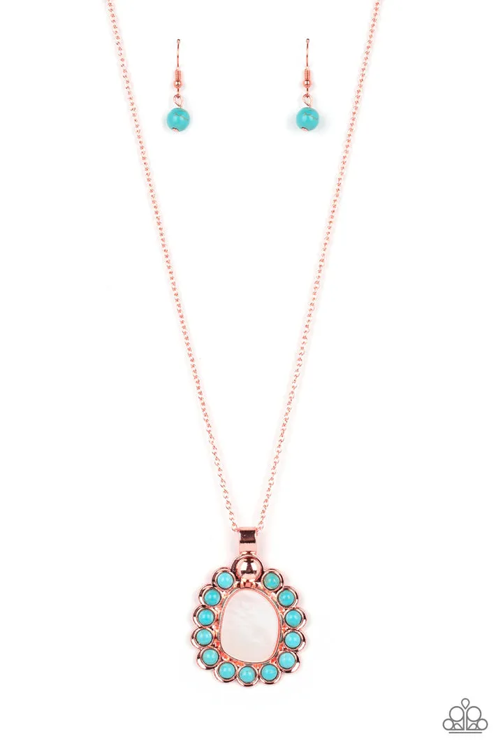 Paparazzi Sahara Sea - Copper Necklace - 2022 Convention Collection