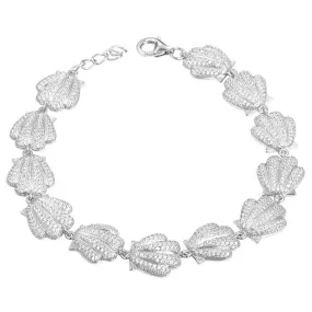 Pavé Oyster Shell Bracelet