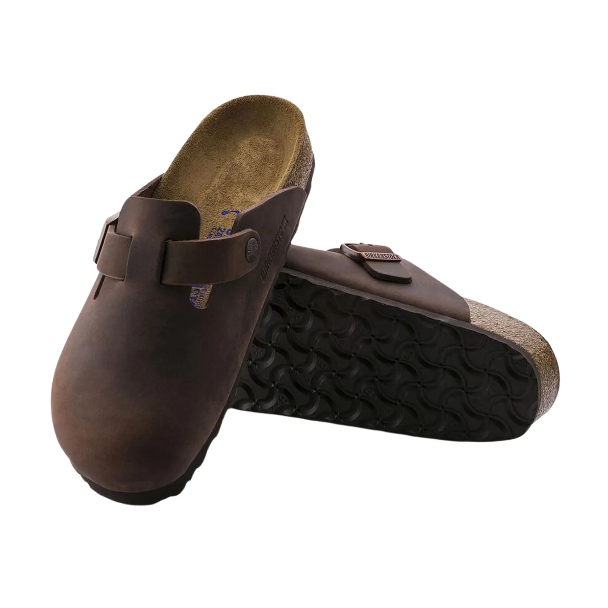 Sabot Unisex Birkenstock Boston Plantare Morbido Marrone