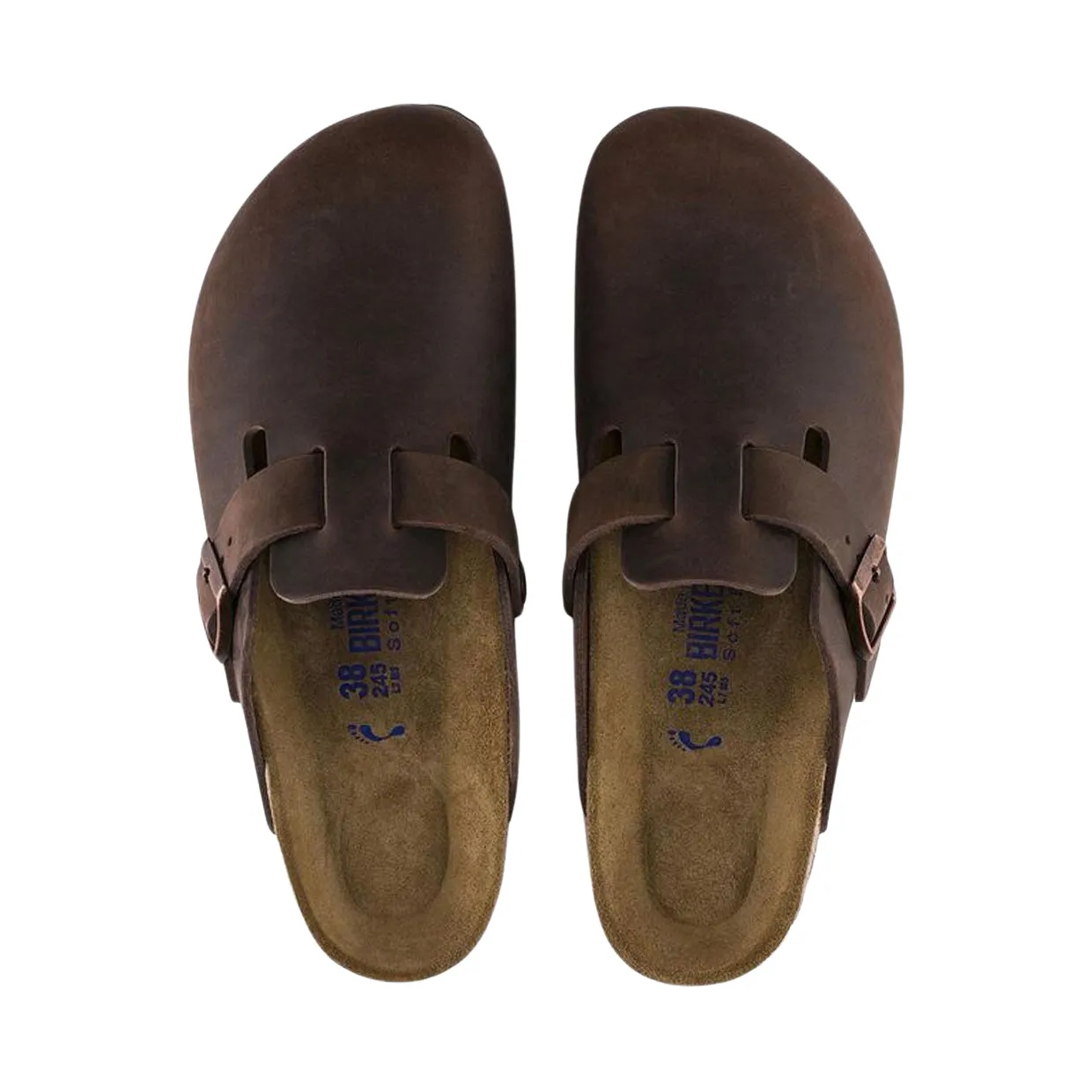 Sabot Unisex Birkenstock Boston Plantare Morbido Marrone