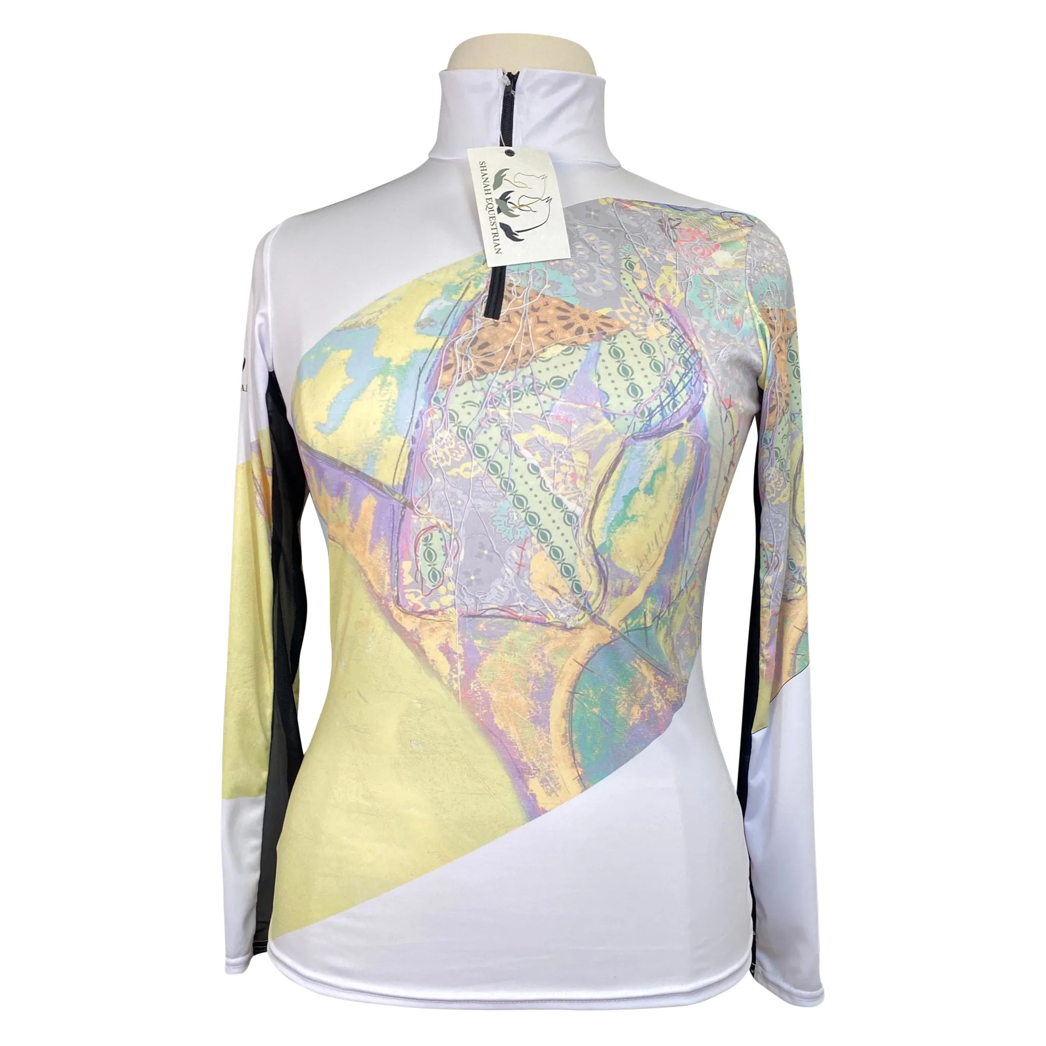 Shanah Equestrian Sunshirt in Multi Print - Women's Large