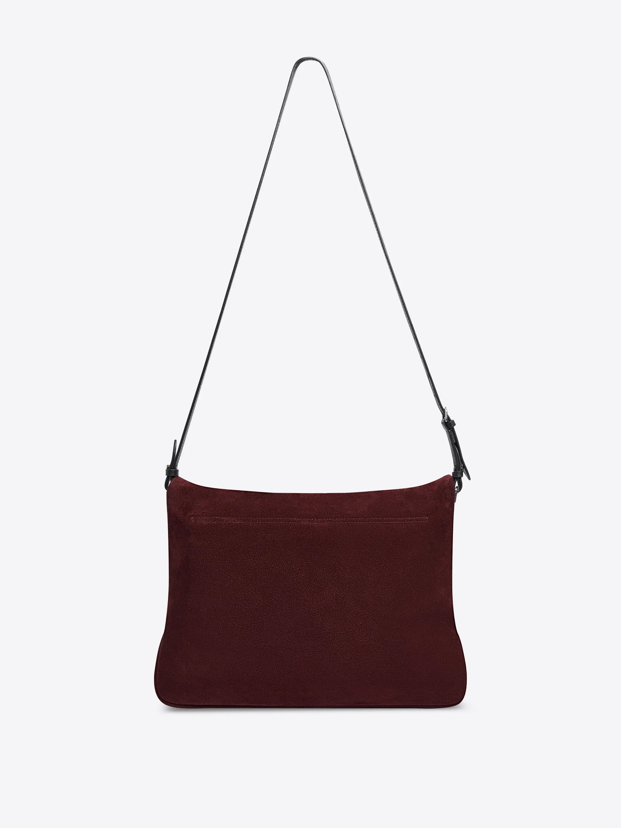 Suede tote bag