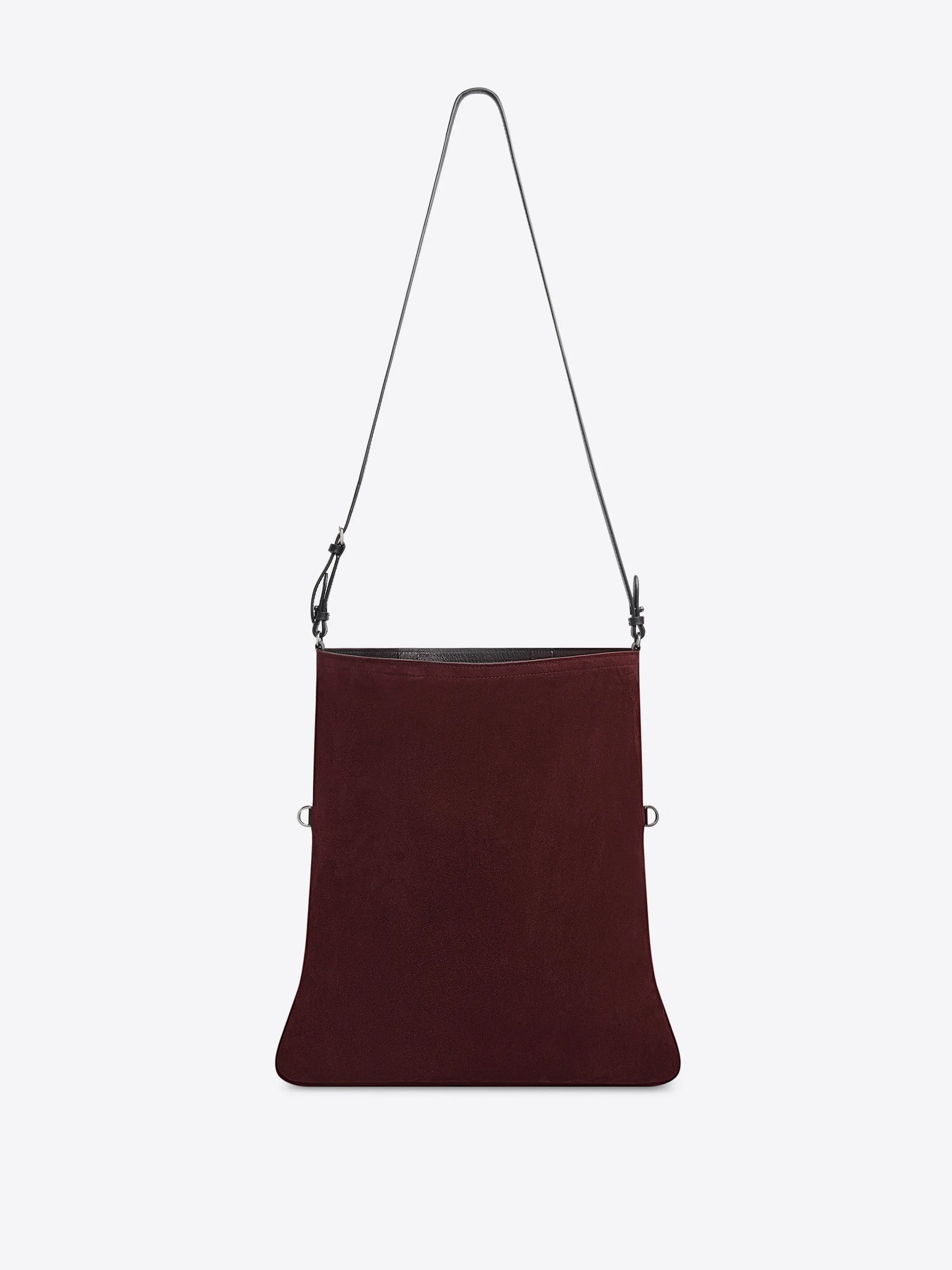 Suede tote bag