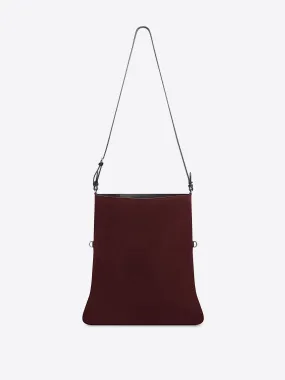 Suede tote bag