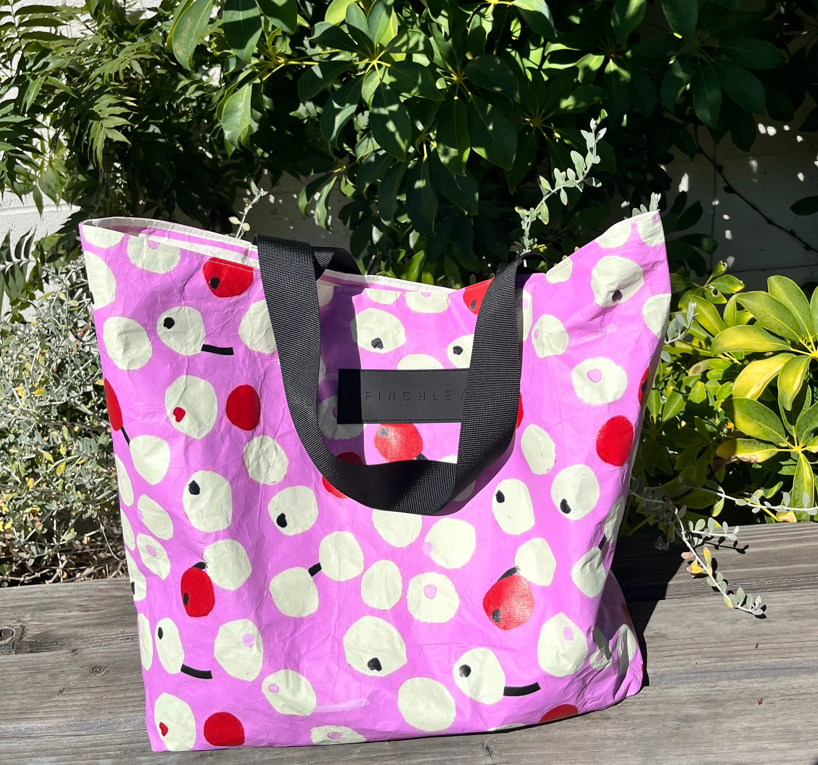 Sweet Cherries REVERSIBLE Tote Water Resistant