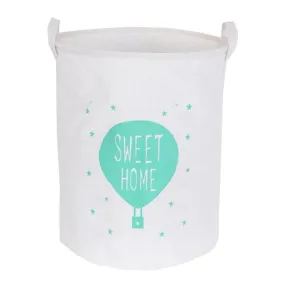 Sweet Home Dirty Clothes Washing Laundry Basket Bag Toy Storage Box