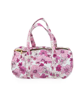 Theme Girls Duffle White 70's Floral