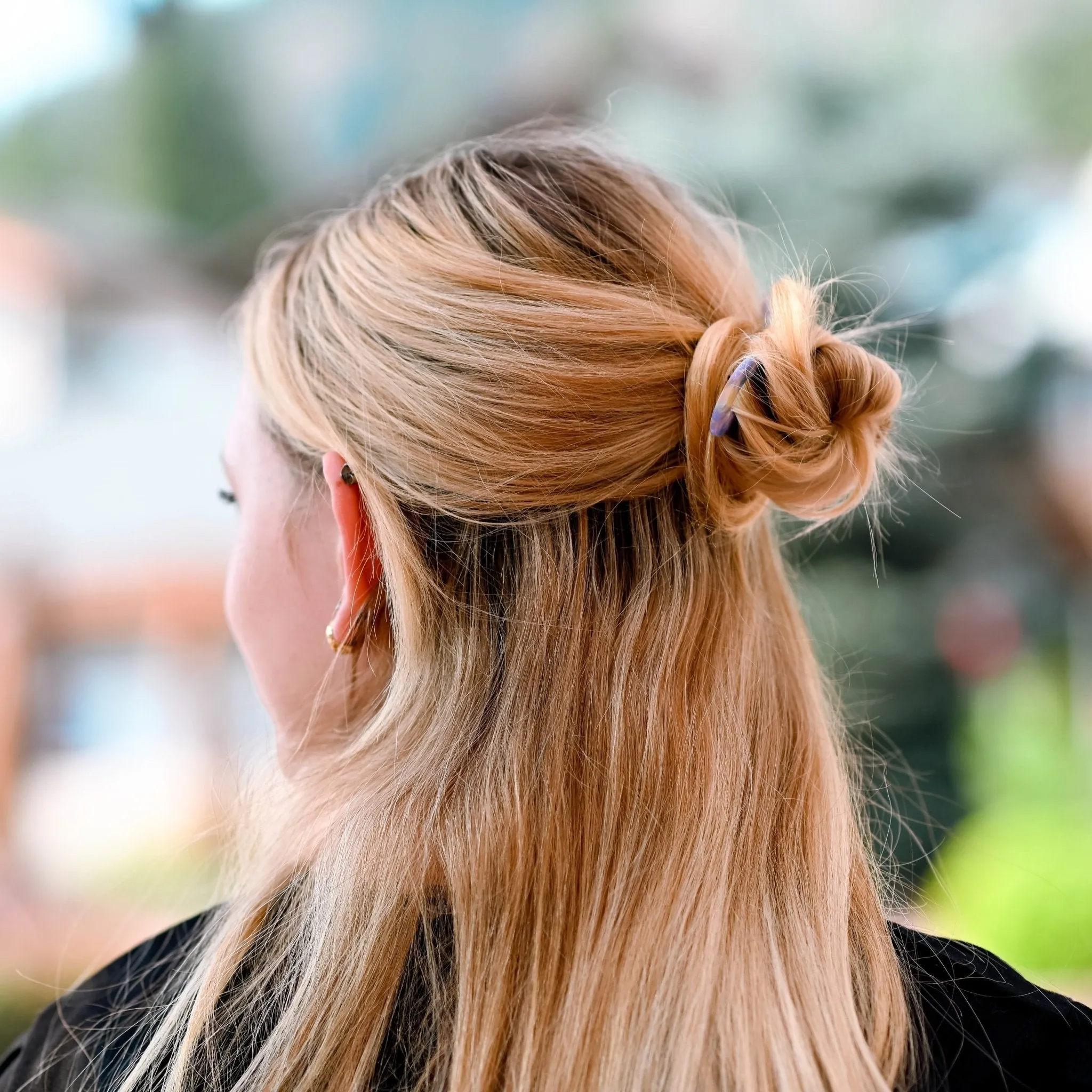 U Shaped French Hair Pin -Tortoise Shell