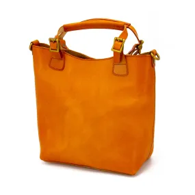 Vegetable-Tanned Leather Handmade Bag,Italian Leather Tote Bag-i7bags