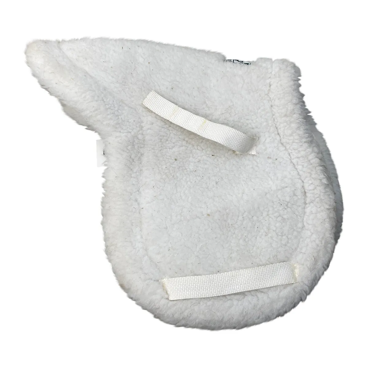 Wilkers Fleece Saddle Pad in White - Pony