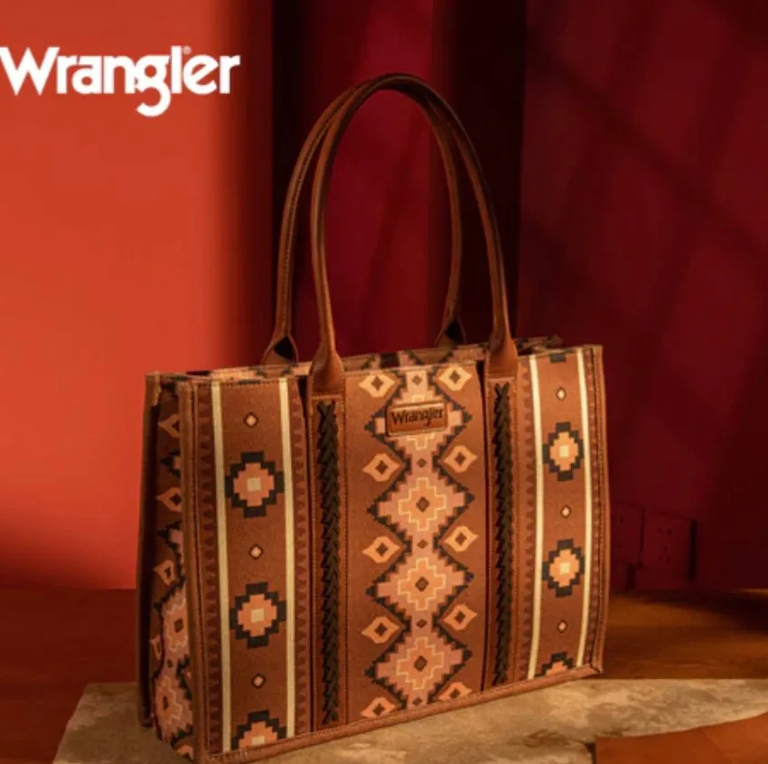 XL aztec Wrangler wide Tote