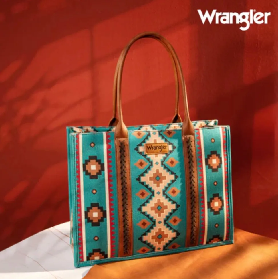 XL aztec Wrangler wide Tote